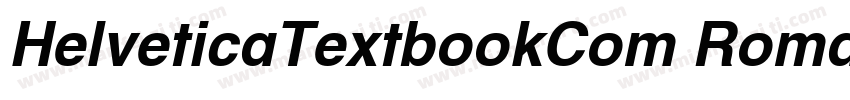 HelveticaTextbookCom Roman字体转换